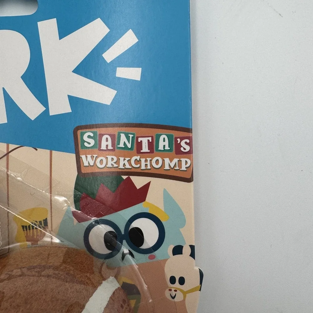 BARK Santa's Workchomp Gingerball Boys 4pc Squeaky Dog Toy NWT